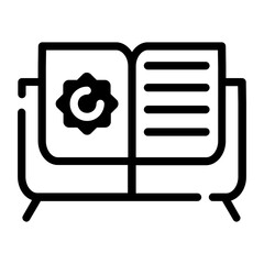reading al-quran icon design
