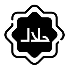 halal icon design	