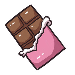 chocolate bar illustration