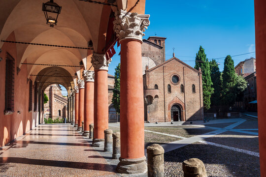 Bologna, Italy. Santo Stefano square. Famous for it's complex of seven churches.