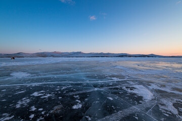 Lake Baikal in winter