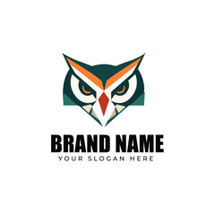 Obraz premium Vector Owl Logo Design for Branding and Business Identity with Modern and Professional Aesthetic