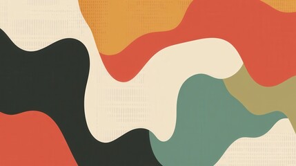 Dynamic Organic Patterns in Contemporary Style