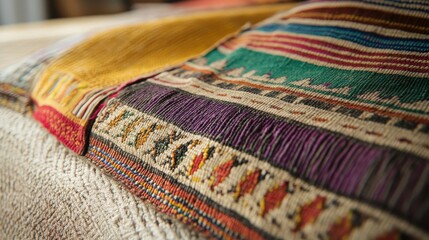 Handcrafted Tablecloth with Intricate Patterns and Details