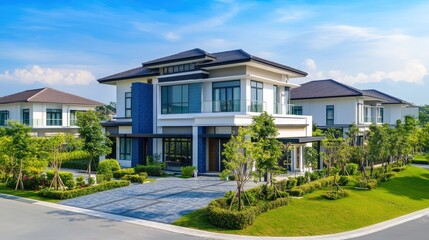 Luxury Modern House Design in Suburbia