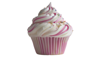 cupcake with pink icing