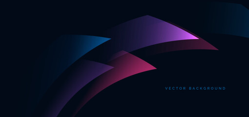 High speed muticolor curved lines on dark blue background. High speed motion moving concept.