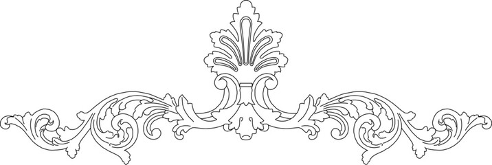 sketch vector silhouette illustration carving ornament decoration floral background pattern seamless abstract modern classic vintage