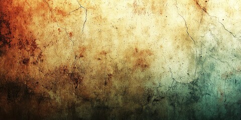 Obraz premium Abstract Grunge Texture with Earthy Tones and Cracked Surface