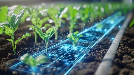 Digital imagery in agriculture innovative tech for enhanced crop growth in green fields