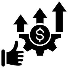 Advantage Glyph Icon