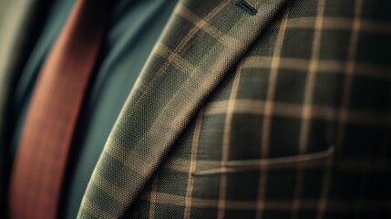 Stylish Jacket with Muted Tones on Studio Background