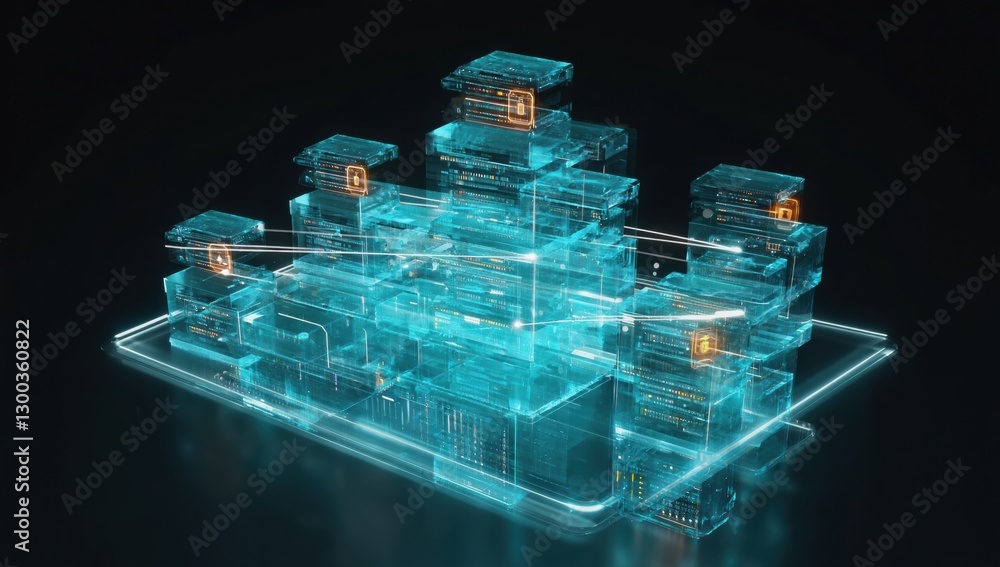 Aufkleber data visualization architecture digital space graphics futuristic design