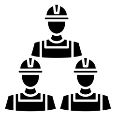 Workers Glyph Icon