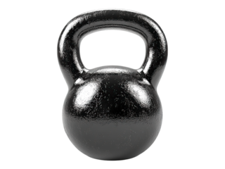 black kettlebell