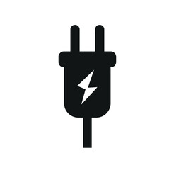  electiric charging vehicle vector icon .