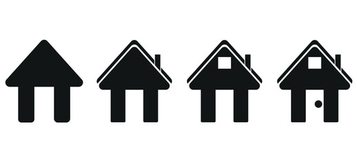  home icon, house icon vector icon