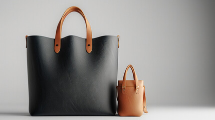 black and brown bags