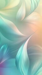 An artistic design featuring flowing leaves with elegant soft color transitions, creating a sense of movement and natural beauty, ideal for organic-themed projects and backgrounds.