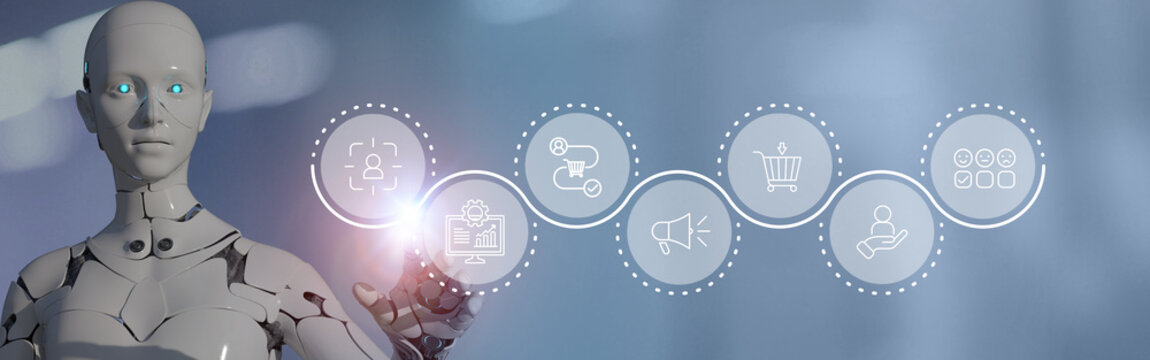 Data driven customer insights, data analysis concept. Using collected customer data to gain valuable information about behaviors, preferences and needs for decision making and marketing strategies.