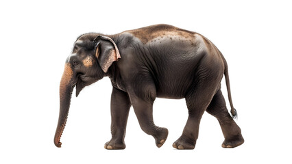 Fototapeta premium Asian Elephant Isolated on white background