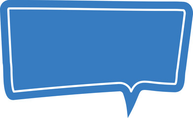 blue speech bubble