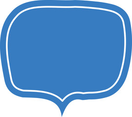 blue speech bubble