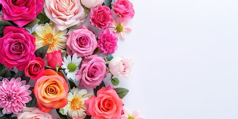 vibrant bouquet of flowers takes center stage on this gorgeous wallpaper, that evokes the elegance of a vintage paint picture 