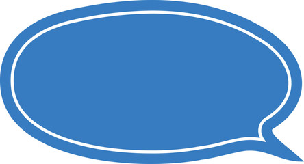 blue speech bubble