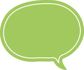 green speech bubble