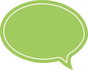 green speech bubble