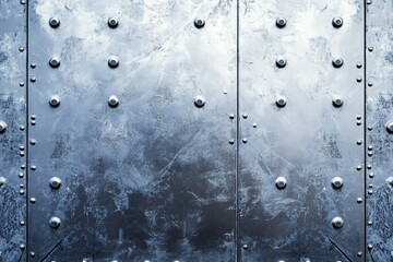 Distressed Metal Texture Background Rivets, Steel Plate, Industrial Design