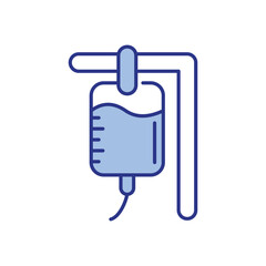 Obraz premium IV Drip Icon vector stock illustration