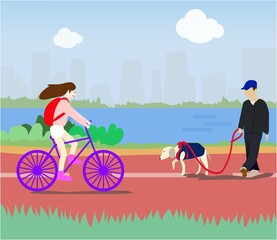 Fototapeta premium 공원 풍경