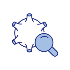 Obraz premium Virus Icon vector stock illustration