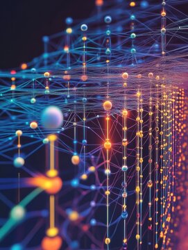 Technical diagram of a neural network architecture for deep learning applications, deep learning, neural network design