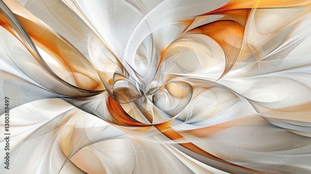 Poster ethereal abstract fantasy elements in light display