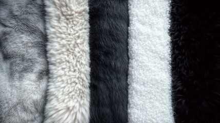  Monochrome Fur and Wool Textures in High Detail  

