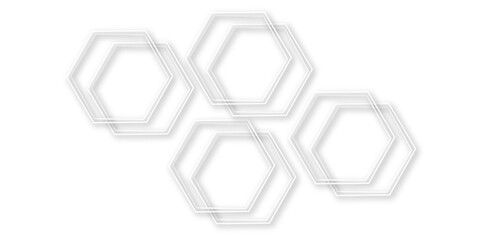 The geometric hexagon texture pattern design. The abstract hexagon design.3d render of honeycomb white background abstract wall decorative in the bath copy space, technology, data