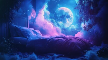 Obraz premium A session focused on managing nightmares and night terrors through sleep therapy