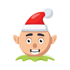 An icon of elf character creatively designed in 3d style