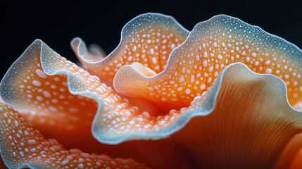 Lower trap detail during retraction, dramatic lighting, black backdrop