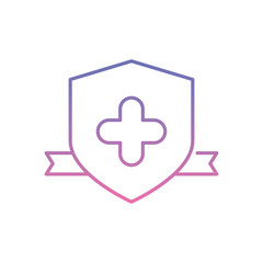 Paramedic Badge Icon vector stock illustration