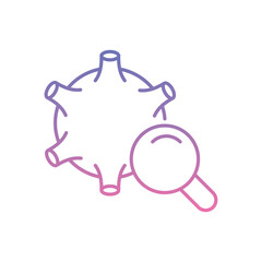 Virus Icon vector stock illustration