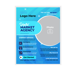 Creative Digital Marketing Agency Flyer