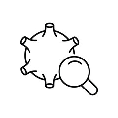 Virus Icon vector stock illustration