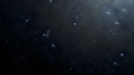 Naklejka premium Dark Abstract Space Background with White Stars - Cosmic Night Sky Image