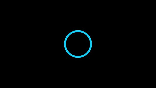 loding process movement isolated background