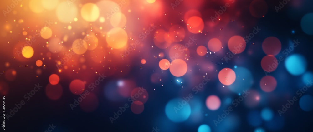 Poster colorful abstract background with blurred gradient shapes and textured effects in dark hues