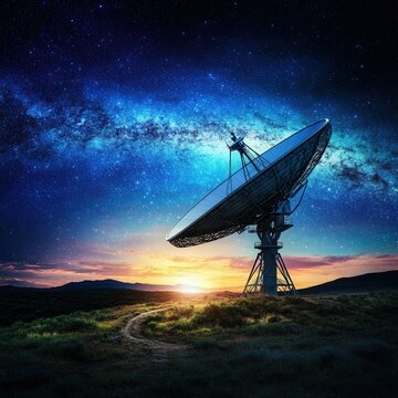 The search for extraterrestrial life, leveraging AI pattern recognition, deep space telescopes, and radio signal analysis.
